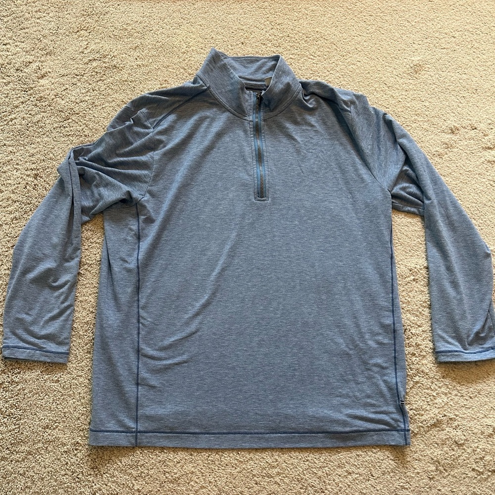 Tommy Bahama Blue Quarter-Zip Pullover